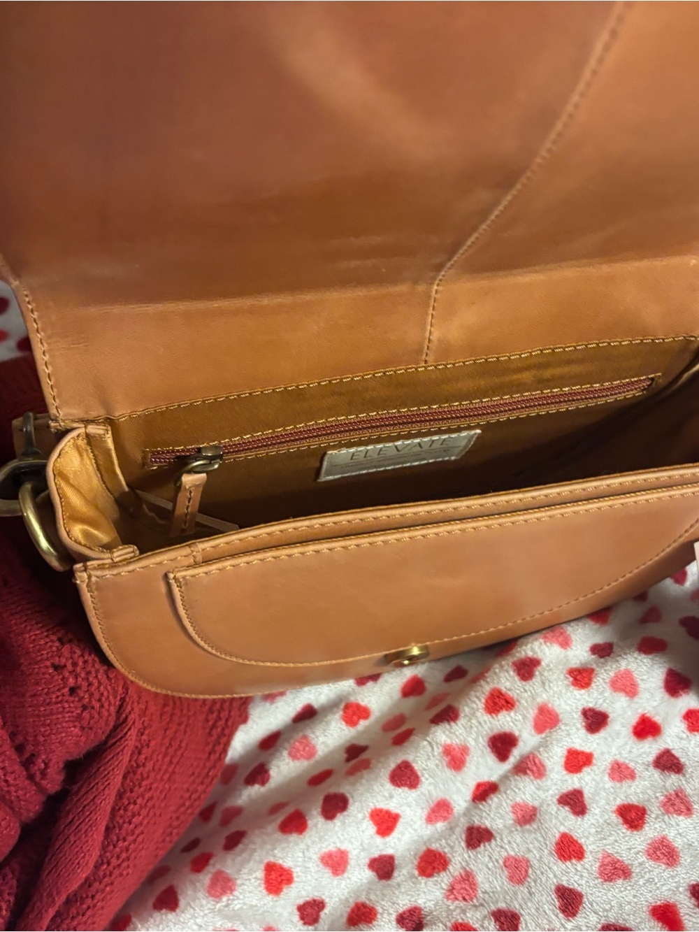 Stella McCartney Tan Crossbody Saddle Bag